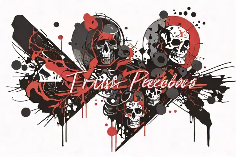 Love equals pain. Trust equals treachery. Family tattoo tattoo design idea