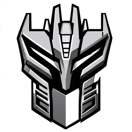 decepticon logo tattoo design idea