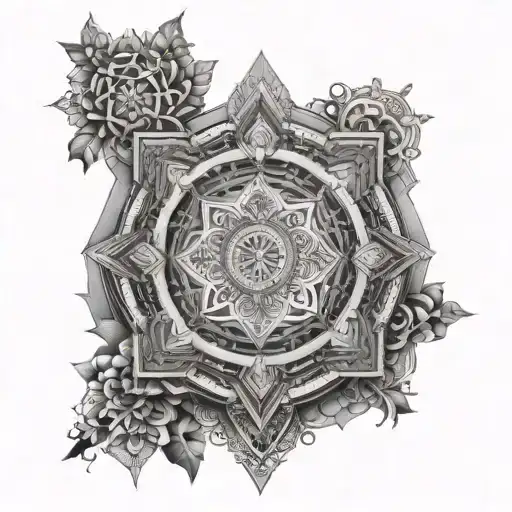 Christian architecture incorporate mandala design incorporating elements tattoo design idea