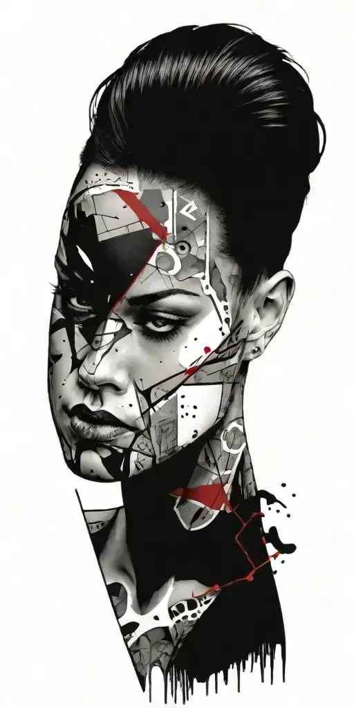 comic book tattoo design idea