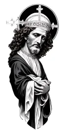 catholic tattoo design idea