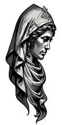 catholic tattoo design idea