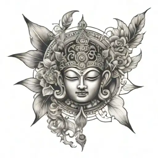 When shall I be happy chanting the mantra 'Shiva' tattoo design idea