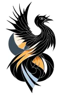 phoenix tattoo design idea