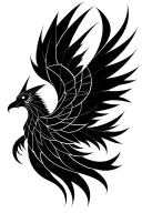 phoenix tattoo design idea