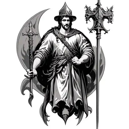 St Florian tattoo design idea