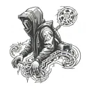 Hacker tattoo design idea