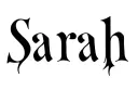 "Sarah" tattoo design idea