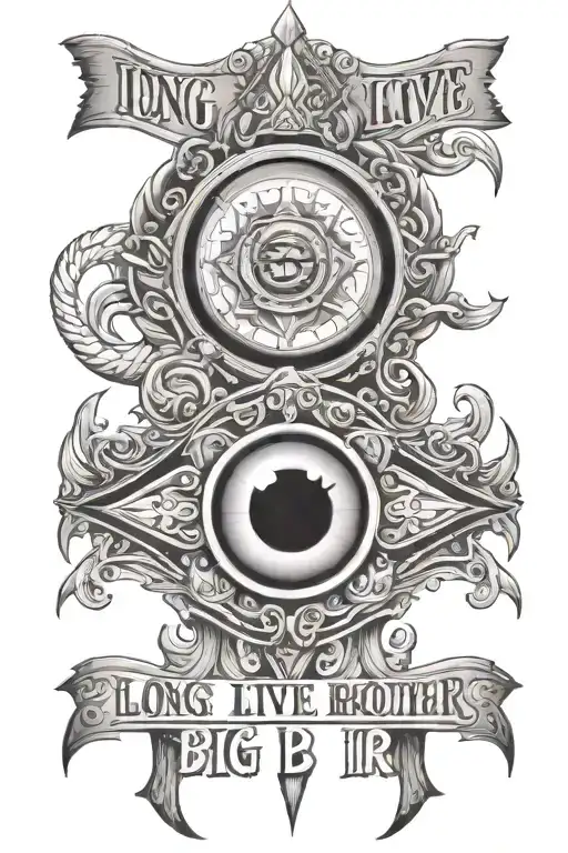 long live big brother  tattoo design idea