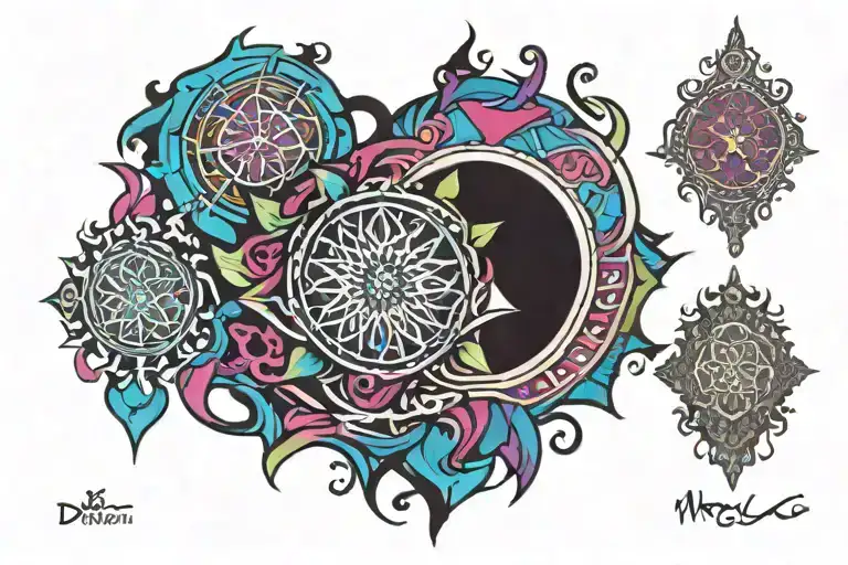 Morocco tattoo design idea