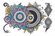 Morocco tattoo design idea