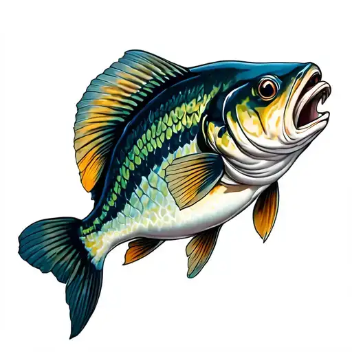 Barramundi tattoo design idea