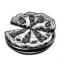 Make a pie tattoo design idea