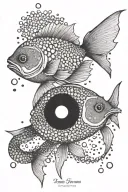 Los Angeles, Pisces tattoo design idea