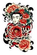 Adhd head tattoo but coming tattoo design idea