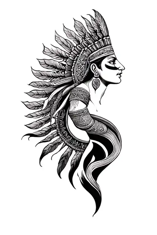Mahabharat tattoo design idea