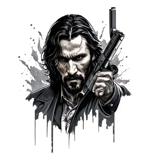 John Wick tattoo design idea