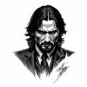 John Wick tattoo design idea