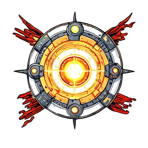 arc reactor tattoo design idea