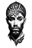 ogun tattoo design idea