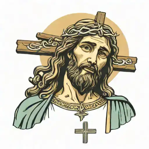 jesus statue in rio wears baloclava tattoo design idea