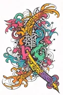 individuality, struggle, overcome, loyalty, ambition with deep meaning  tattoo design idea