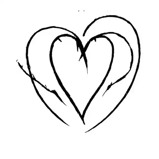 heart attack date 5th January 2025 tattoo design idea