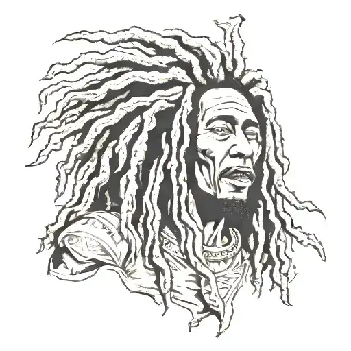 sideshow bob marley tattoo design idea