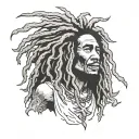 sideshow bob marley tattoo design idea