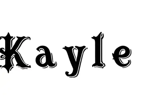 "Kaylee " tattoo design idea