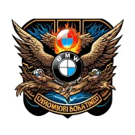 bmw logo incorporating elements tattoo design idea