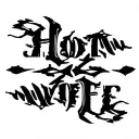 "Hotwife" jagged tattoo design idea