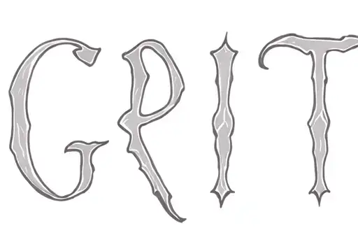 "Grit
" tattoo design idea