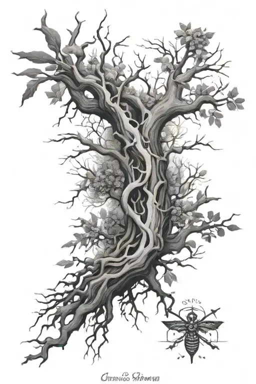 poison tree forearm tattoo tattoo design idea