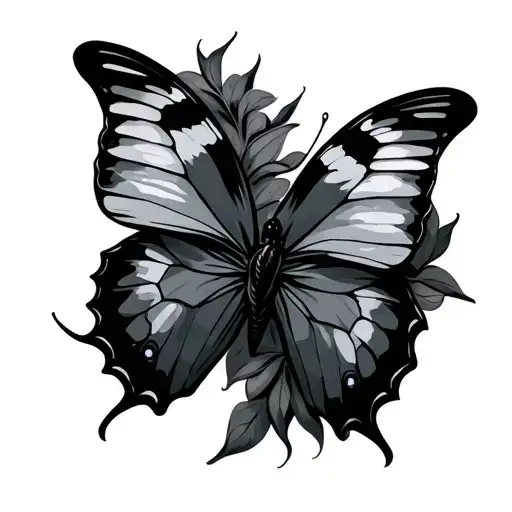 Morpho tattoo design idea