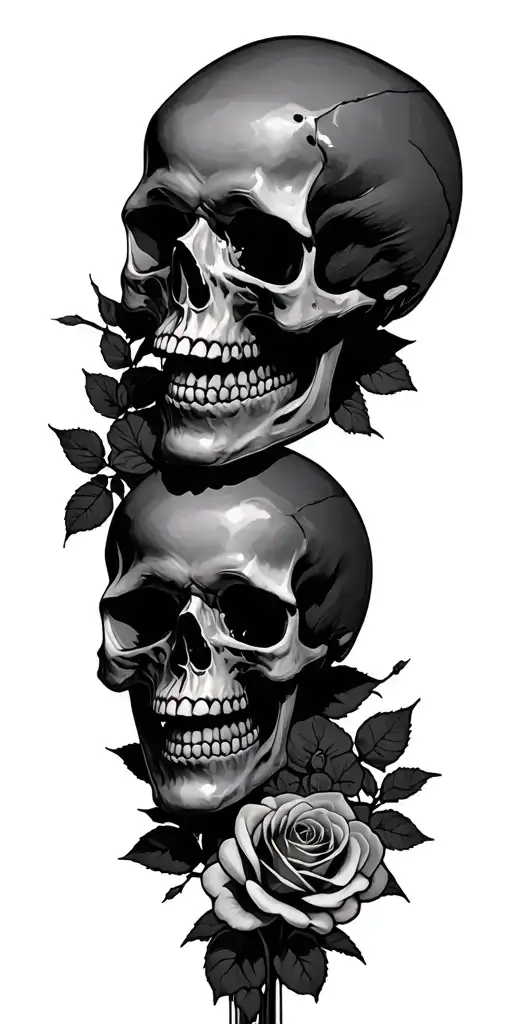Small Skull With Roses 50+ Thirty Tattoo Ideas in 2026 - BlackInk AI