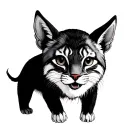 extroverted animals tattoo design idea