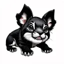 extroverted animals tattoo design idea