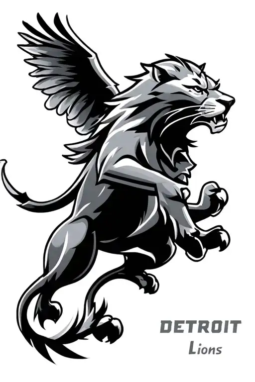 Detroit Lions tattoo design idea