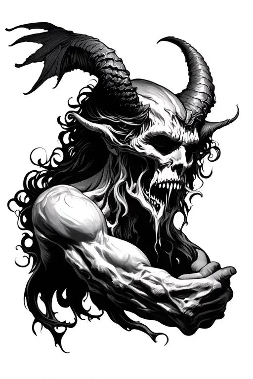 Lucifer's last tear tattoo the forearm tattoo design idea