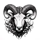 Ferdinand, aries tattoo design idea
