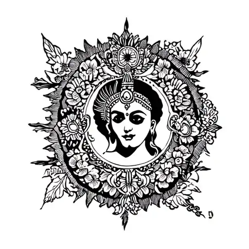 karna tattoo design idea