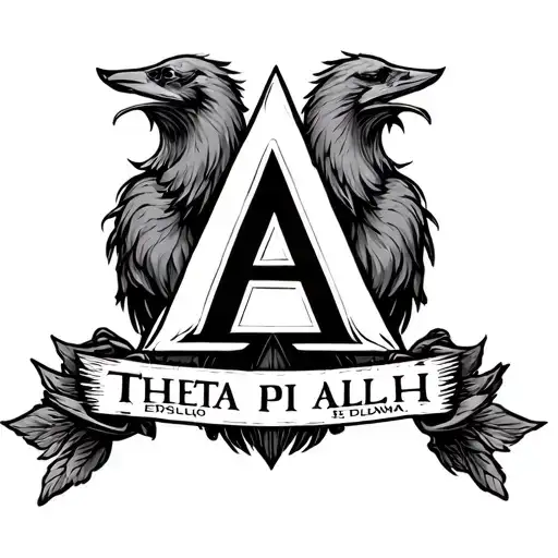alpha epsilon pi and Theta phi alpha tattoo design idea