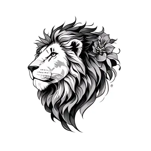 Leo And Virgo tattoo design idea