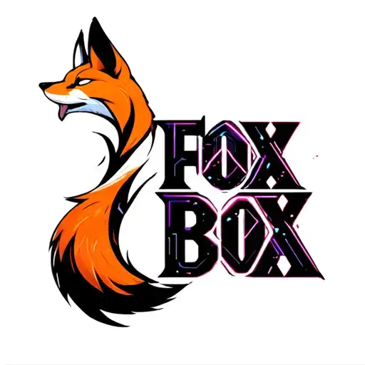 "Fox Box" "Fox Box" in the shape of a fox tail tattoo design idea