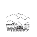 Farming tattoo design idea