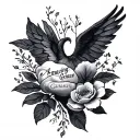 Amazing Grace tattoo design idea