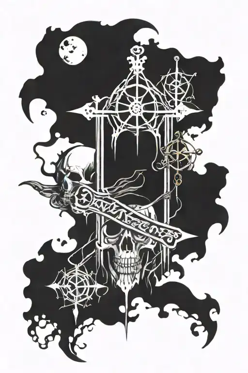 invent animate metal band logos tattoo design idea