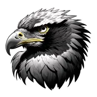 polish eagle tattoo design idea