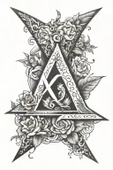 xo tattoo design idea